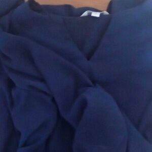 Charming Charlie navy blue blouse